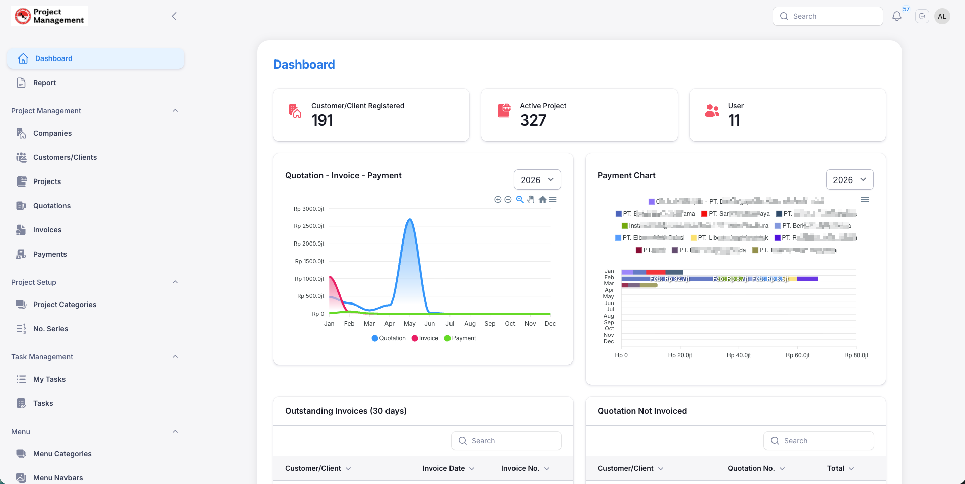 Project Management App